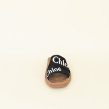 Chloe Black Woody Logo-print Sandals 39