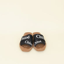 Chloe Black Woody Logo-print Sandals 39
