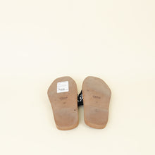 Chloe Black Woody Logo-print Sandals 39