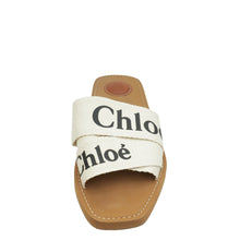 Chloe Bicolor Woody Flat Mule 40