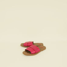 Chloe Fuchsia Woody Slide Sandals 38