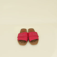 Chloe Fuchsia Woody Slide Sandals 38