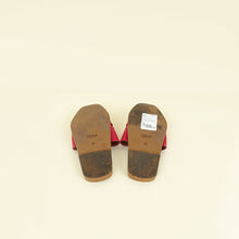Chloe Fuchsia Woody Slide Sandals 38