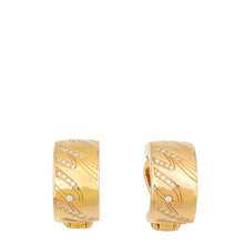 Chopard 18K Pink Gold "Chopardissimo" w/Diamond Earrings