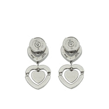 Chopard 18K White Gold Happy Diamond Heart Earrings
