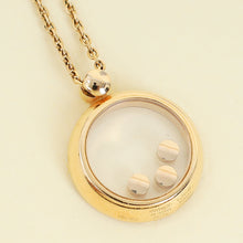 Chopard 18K Rose Gold Happy Diamond Pendant Necklace