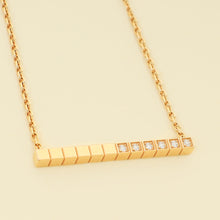 Chopard 18K Rose Gold Ice Cube Diamond Necklace