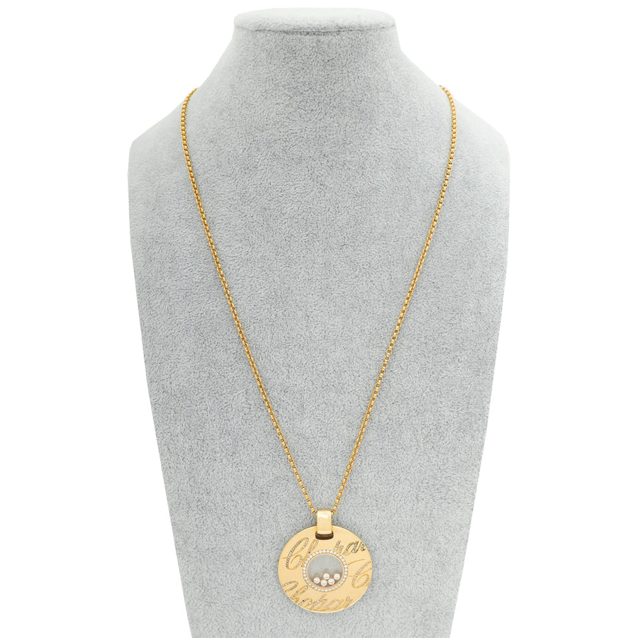 Chopard 18K Yellow Gold "Chopardissimo" w/Diamonds Necklace