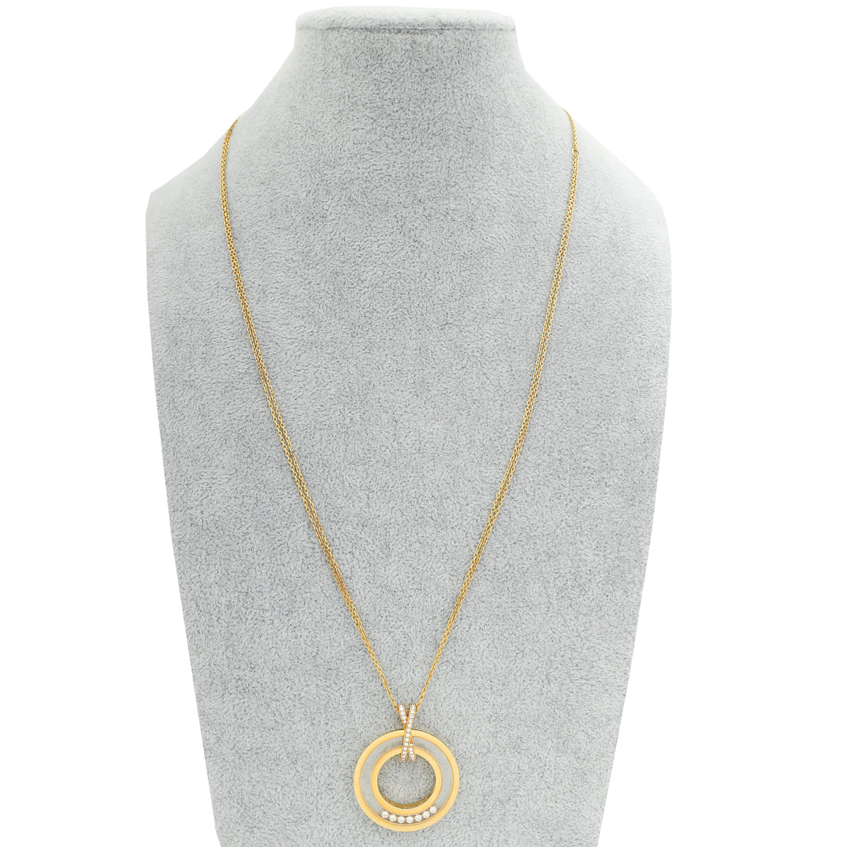Chopard 18K Yellow Gold Happy Diamonds Necklace