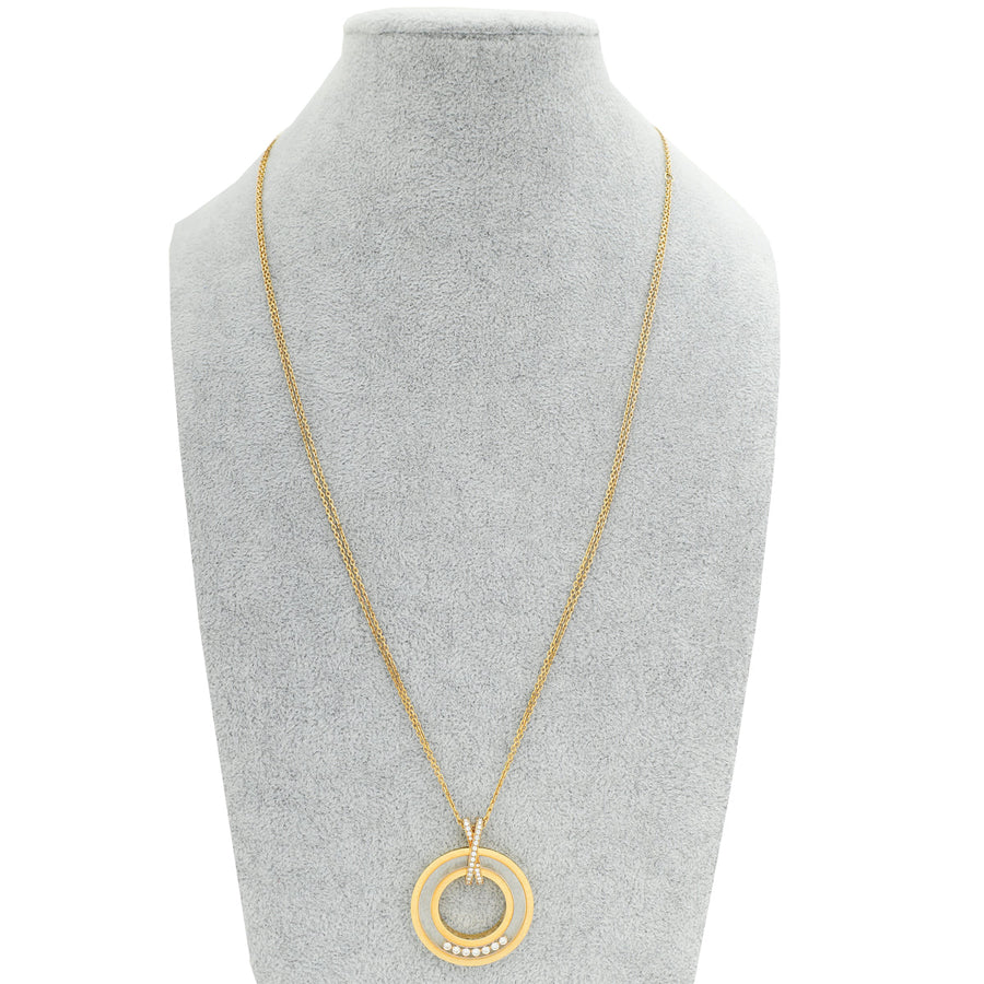 Chopard 18K Yellow Gold Happy Diamonds Necklace