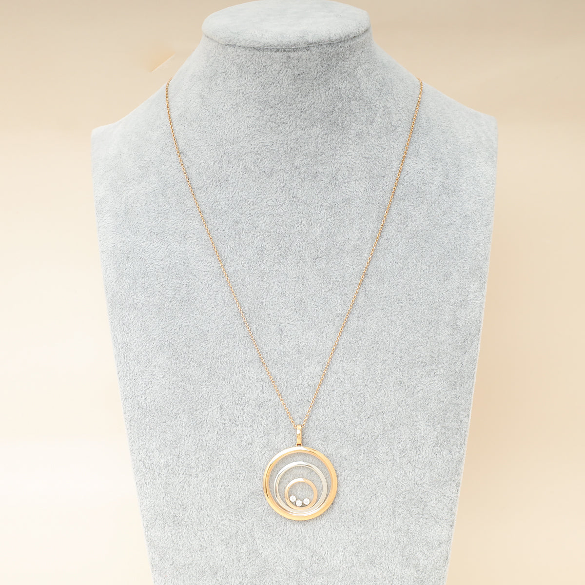 Chopard 18K Rose Gold Happy Spirit Necklace