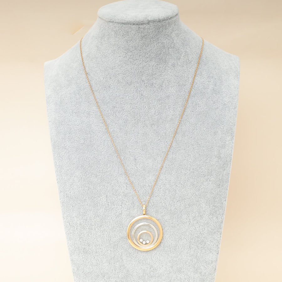 Chopard 18K Rose Gold Happy Spirit Necklace