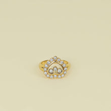 Chopard 18K Yellow Gold Happy Diamonds Ring 49