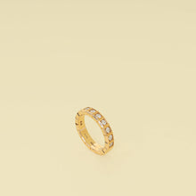 Chopard 18K Rose Gold Ice Cube Diamond Ring 52