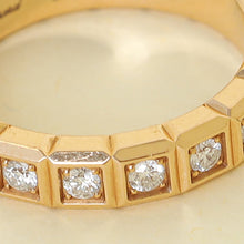 Chopard 18K Rose Gold Ice Cube Diamond Ring 52