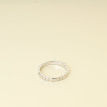 Chopard 18K White Gold Ice Cube 1 Diamond Ring 52