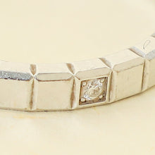 Chopard 18K White Gold Ice Cube 1 Diamond Ring 52