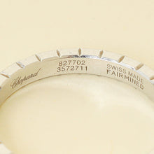 Chopard 18K White Gold Ice Cube 1 Diamond Ring 52