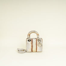 Christian Dior Bicolor Python Mini Lady Dior Bag