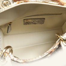 Christian Dior Bicolor Python Mini Lady Dior Bag
