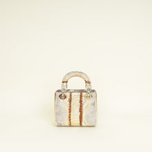 Christian Dior Bicolor Python Mini Lady Dior Bag
