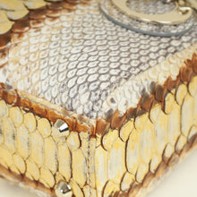 Christian Dior Bicolor Python Mini Lady Dior Bag