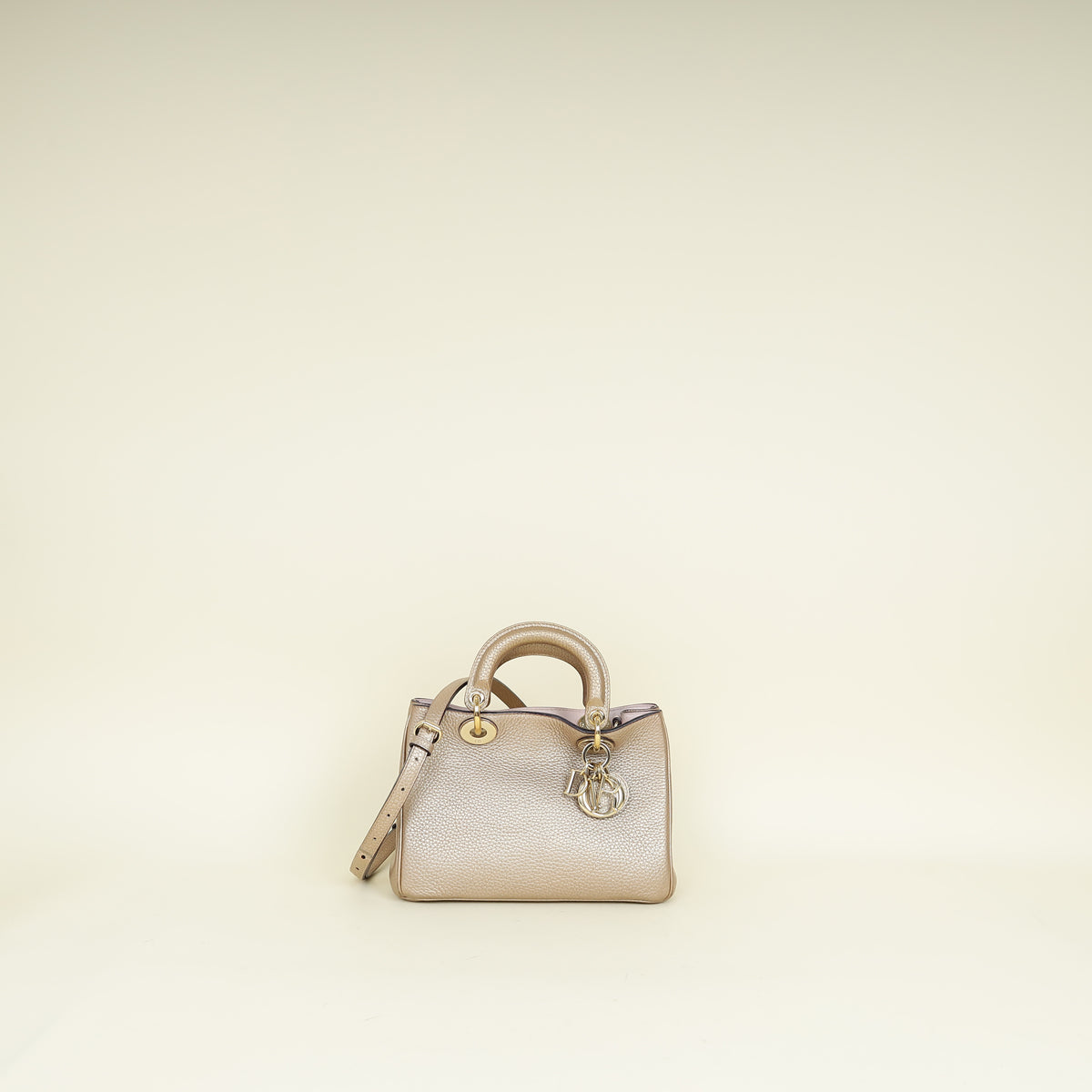 Christian Dior Champaign Diorissimo Mini Tote Bag