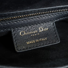 Christian Dior Black Saddle Medium Bag w/ Jacquard Strap