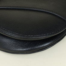 Christian Dior Black Saddle Medium Bag w/ Jacquard Strap
