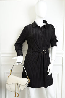 Christian Dior Latte Saddle Medium Bag