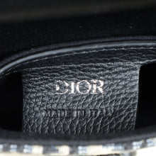 Christian Dior Bicolor Oblique Vertical Saddle Pouch With Strap
