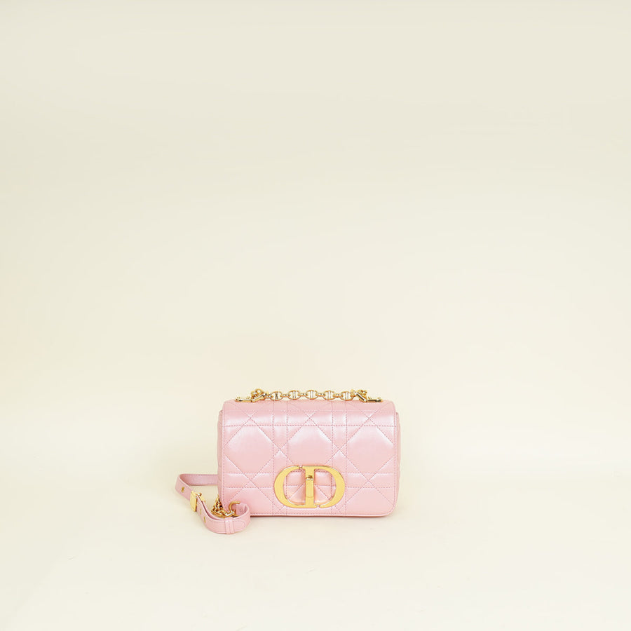 Christian Dior Pearl Pink Caro Small Bag