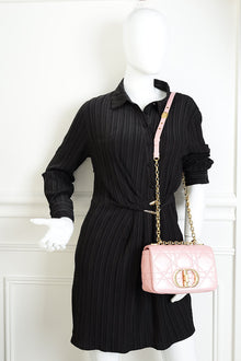 Christian Dior Pearl Pink Caro Small Bag
