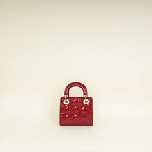 Christian Dior Red Chain Mini Lady Dior Bag