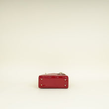 Christian Dior Red Chain Mini Lady Dior Bag