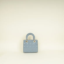 Christian Dior Slate Blue Lady Dior Small Bag