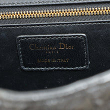 Christian Dior Black Wavy-Effect 30 Montaigne Flap Shoulder Bag