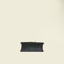 Christian Dior Black Wavy-Effect 30 Montaigne Flap Shoulder Bag