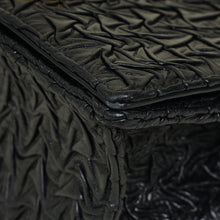 Christian Dior Black Wavy-Effect 30 Montaigne Flap Shoulder Bag
