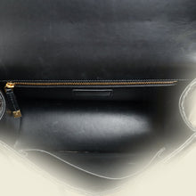 Christian Dior Black Wavy-Effect 30 Montaigne Flap Shoulder Bag
