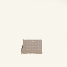 Christian Dior Taupe Cannage Caro Daily Large Pouch