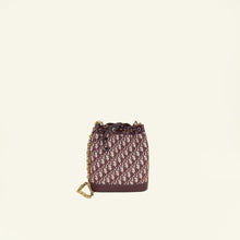 Christian Dior Burgundy Oblique Bucket Bag