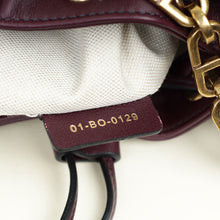 Christian Dior Burgundy Oblique Bucket Bag