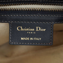 Christian Dior Navy Blue Oblique Saddle Medium Bag W/Strap
