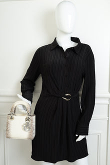 Christian Dior Bicolor Lady Dior Mini Himalayan Crocodile Crystal Chain Bag