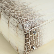 Christian Dior Bicolor Lady Dior Mini Himalayan Crocodile Crystal Chain Bag