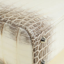 Christian Dior Bicolor Lady Dior Mini Himalayan Crocodile Crystal Chain Bag