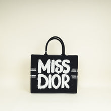 Christian Dior Bicolor Miss Dior Graffiti Embroidery Book Tote Large Bag
