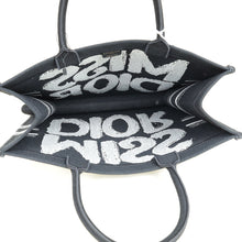 Christian Dior Bicolor Miss Dior Graffiti Embroidery Book Tote Large Bag