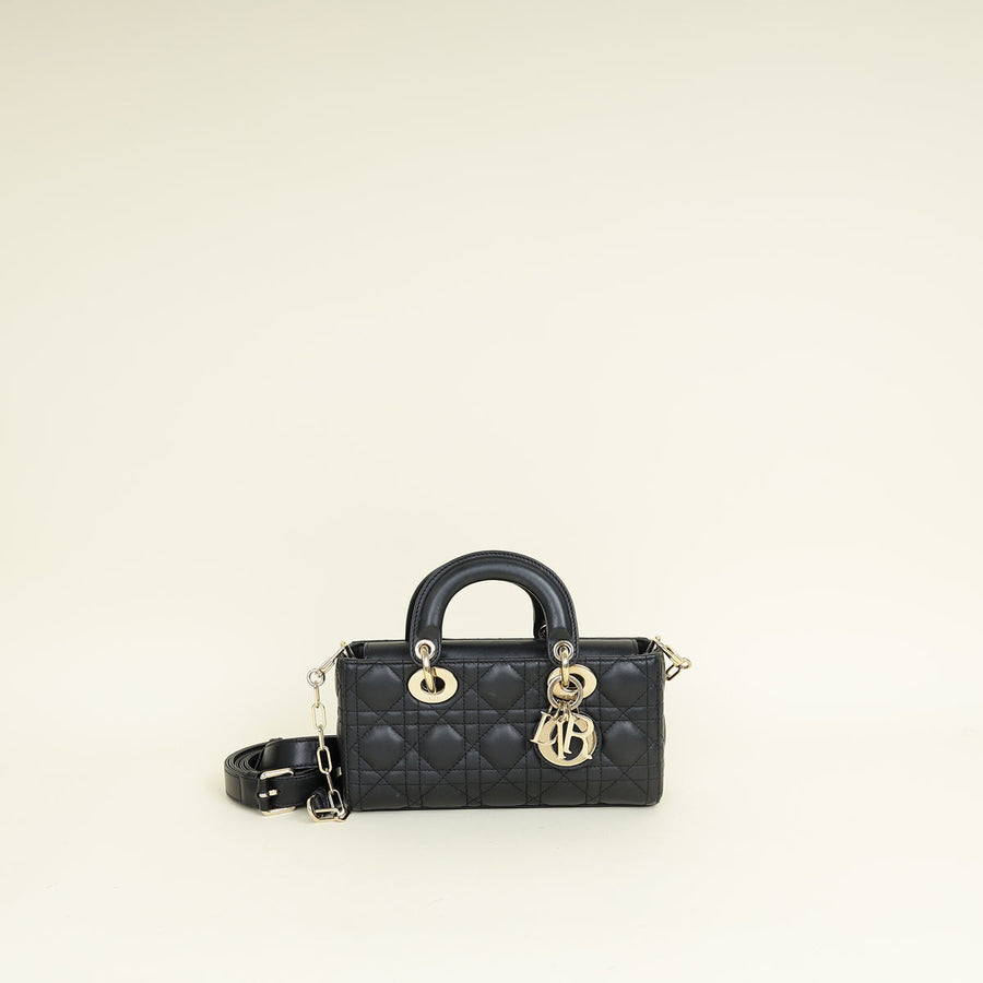 Christian Dior Black Lady D-Joy Small Bag